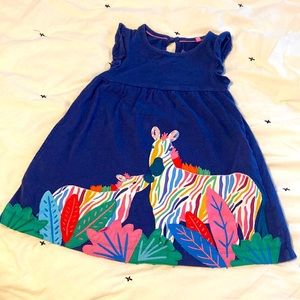 Mini Boden appliqué dress. Size 4-5y